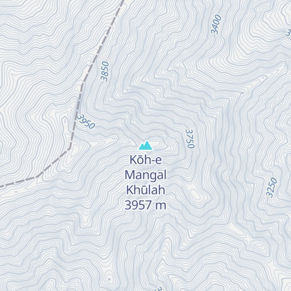 Map of Kōh-e Mangal Khūlah