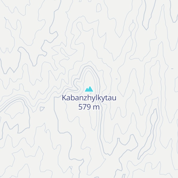 Map of Kabanzhylkytau