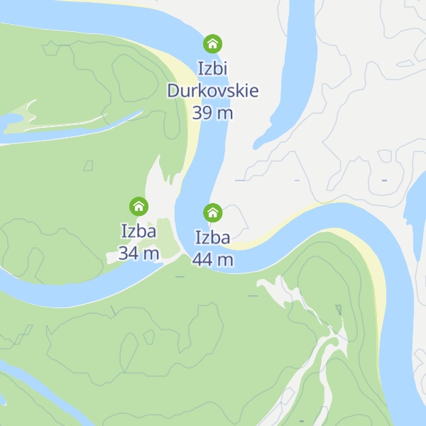 Map of Izba
