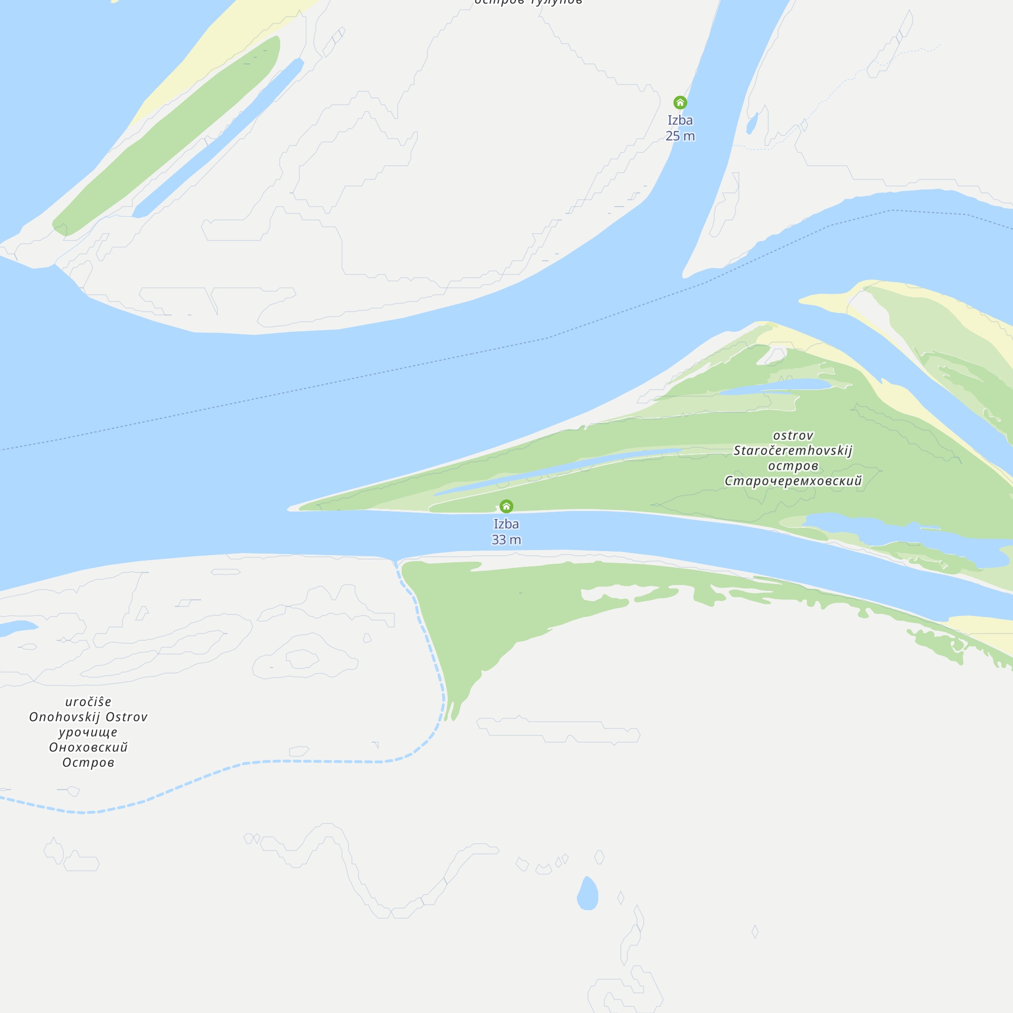 Izba map