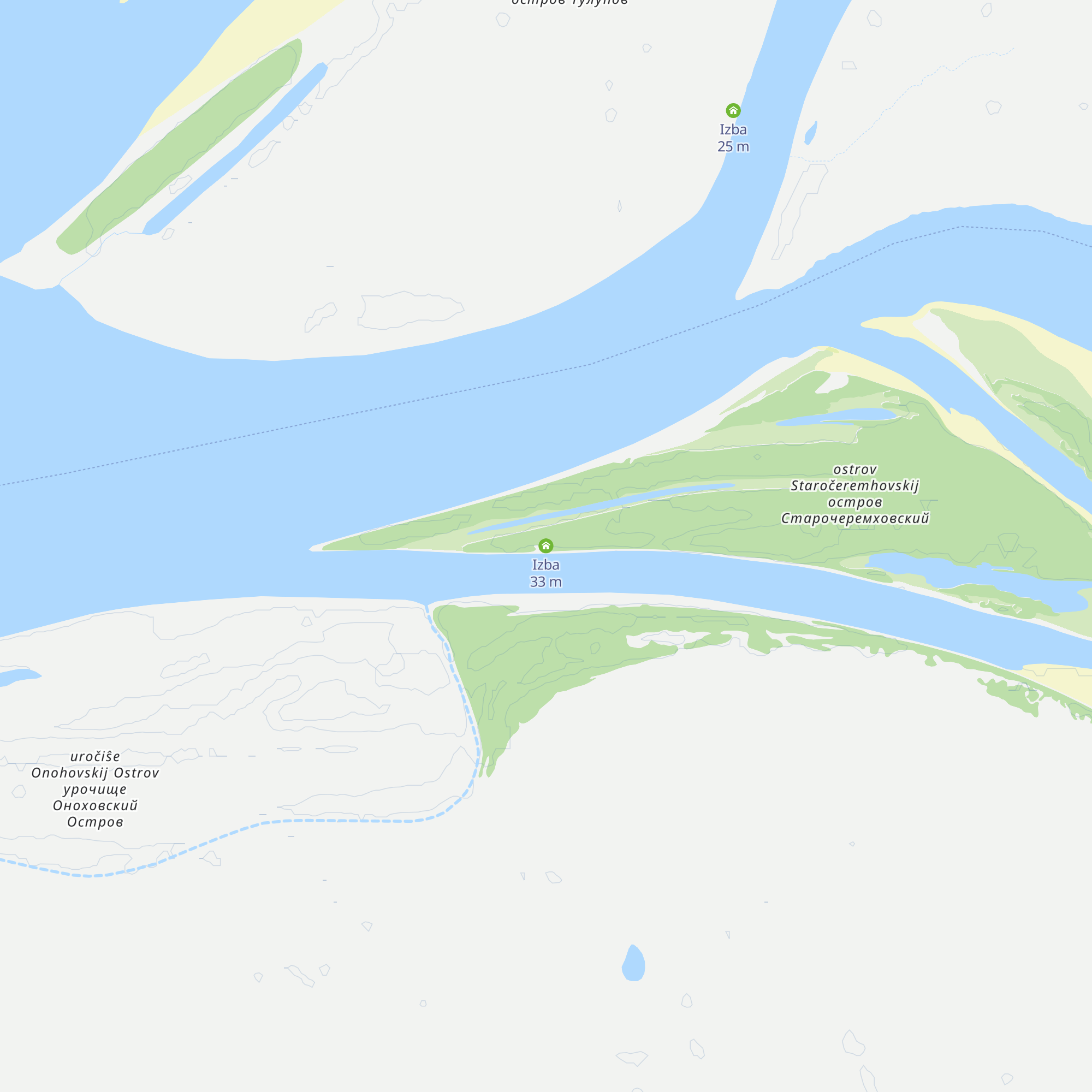 Izba map