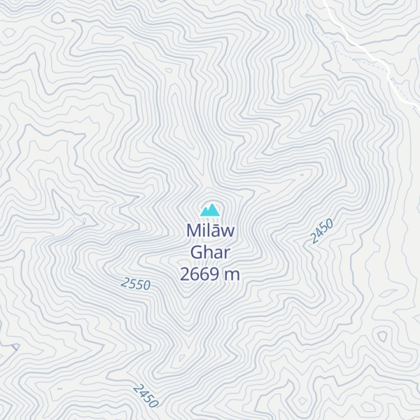 Map of Milāw Ghar