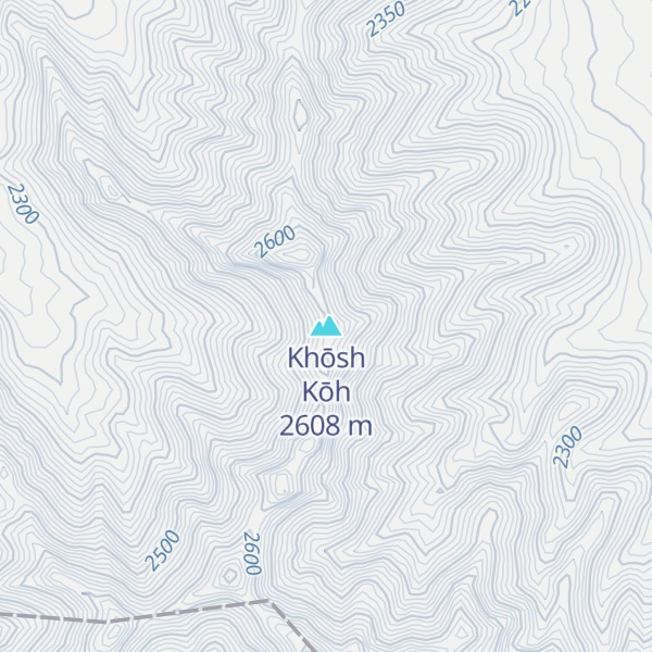 Map of Khōsh Kōh