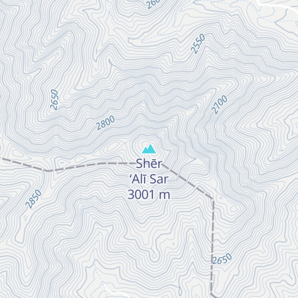 Map of Shēr ‘Alī Sar