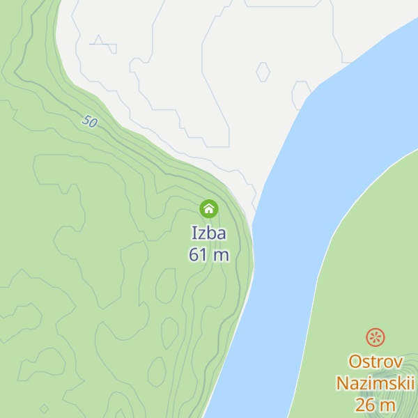 Map of Izba