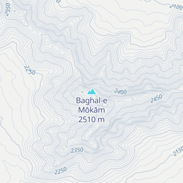 Map of Baghal-e Mōkām