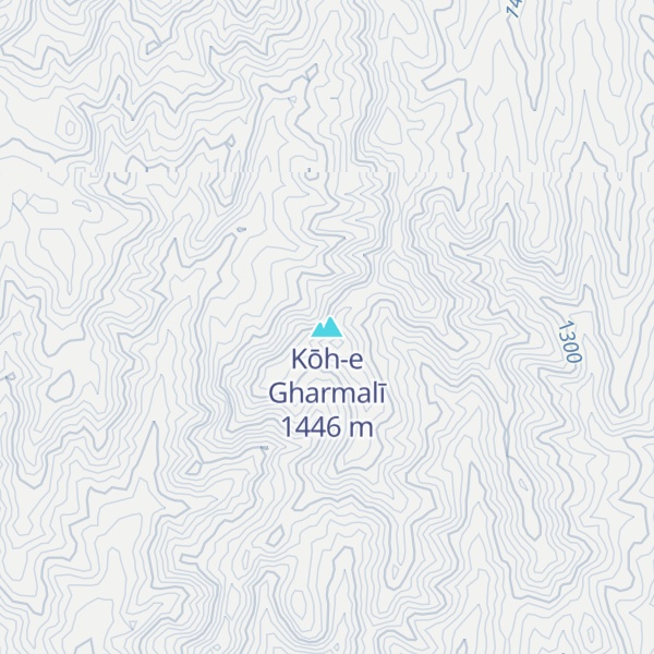 Map of Kōh-e Gharmalī