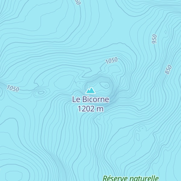 Map of Le Bicorne