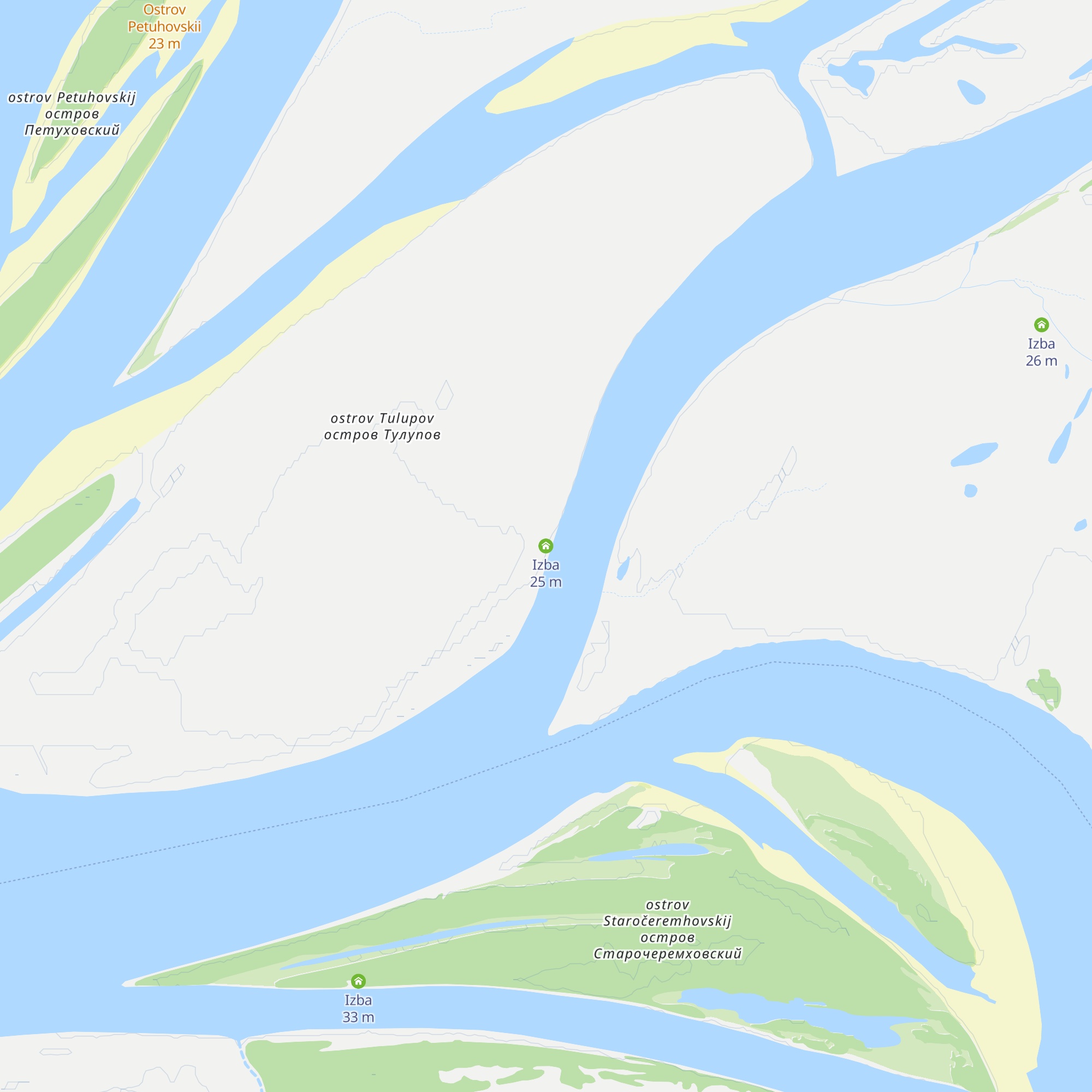 Izba map