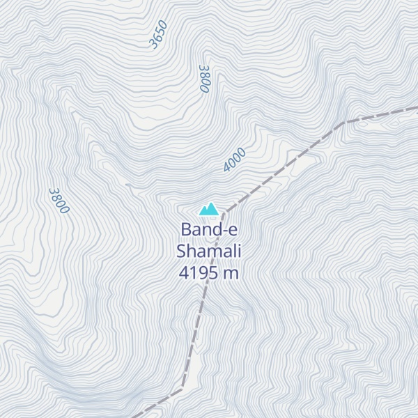 Map of Band-e Shamali