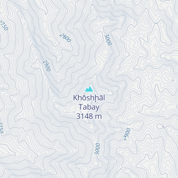 Map of Khōshḩāl Tabay