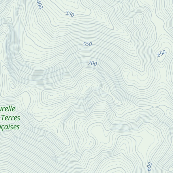 Map of Mont d'Artagnan
