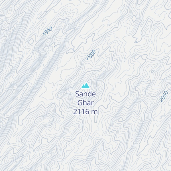 Map of Sande Ghar