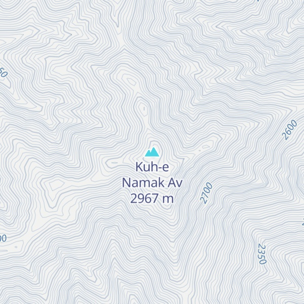 Map of Kuh-e Namak Av