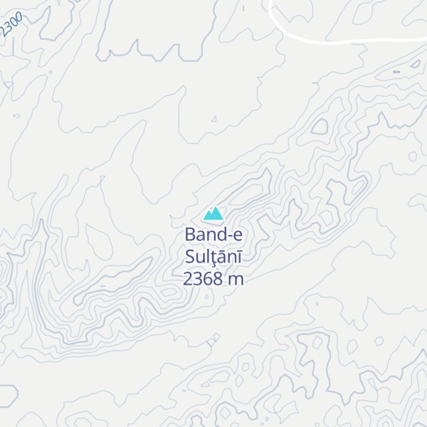 Map of Band-e Sulţānī
