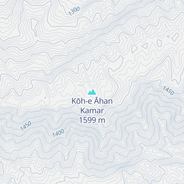 Map of Kōh-e Āhan Kamar
