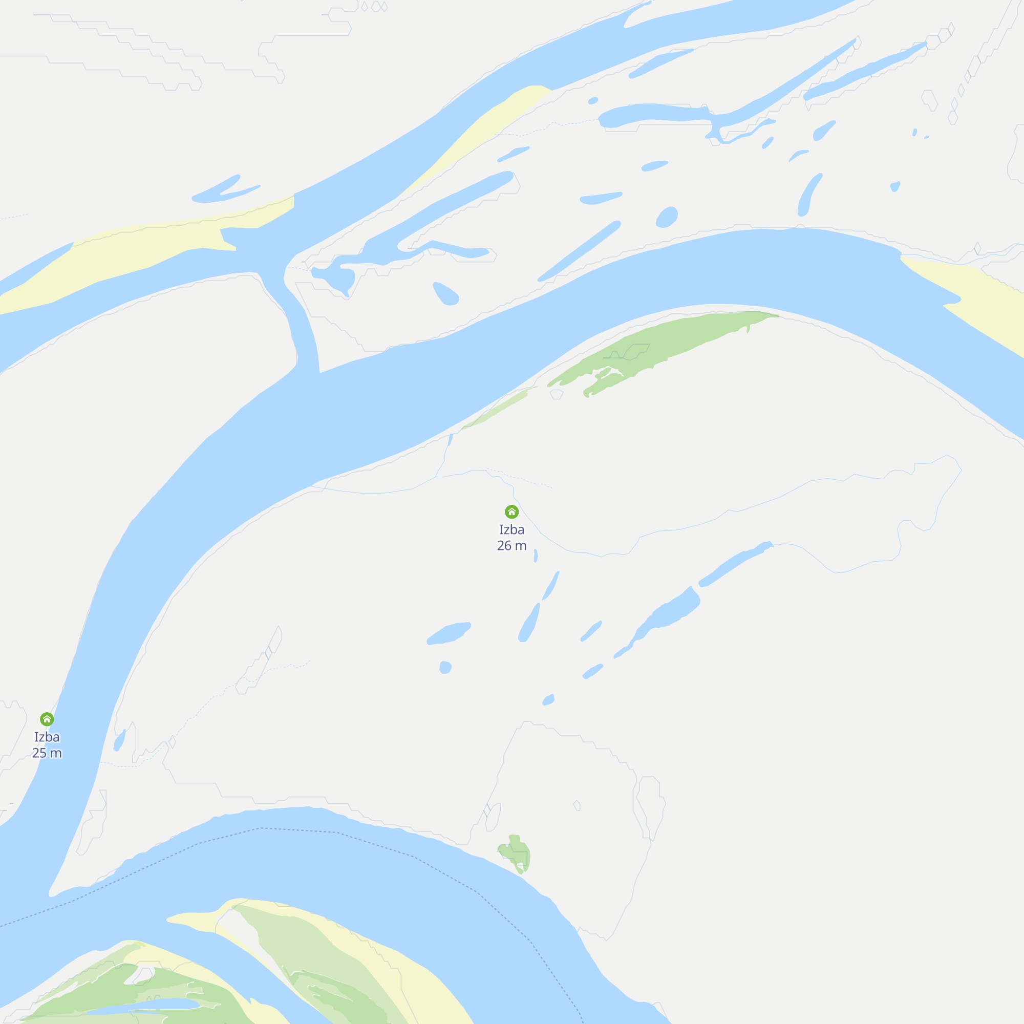 Izba map