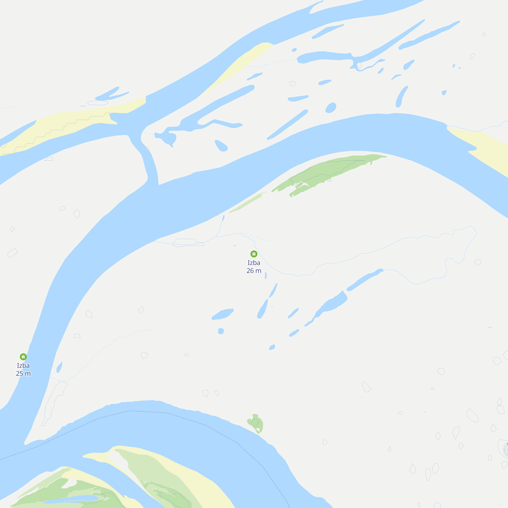Izba map
