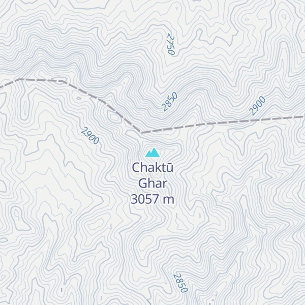 Map of Chaktū Ghar