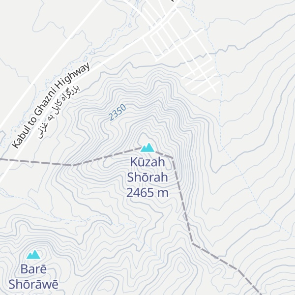 Map of Kūzah Shōrah