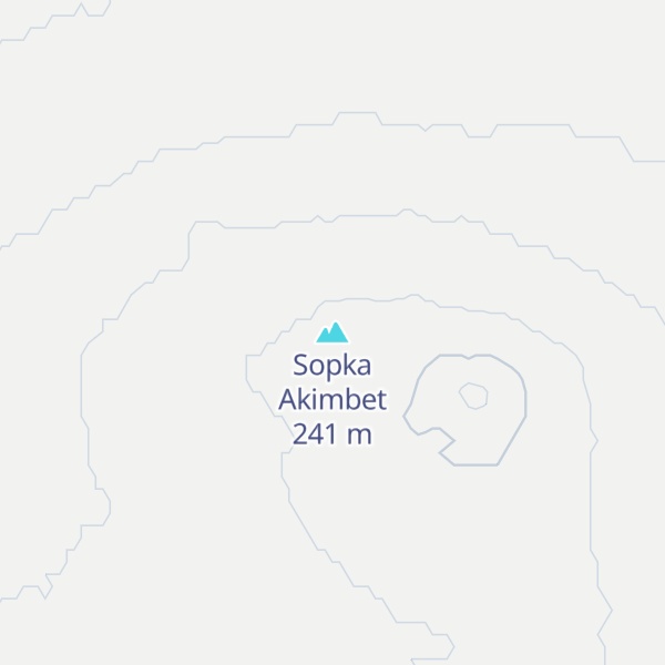 Map of Sopka Akimbet