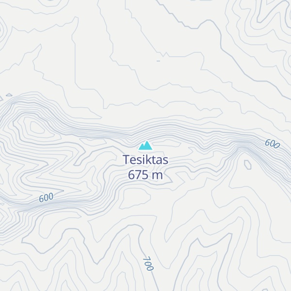 Map of Tesiktas