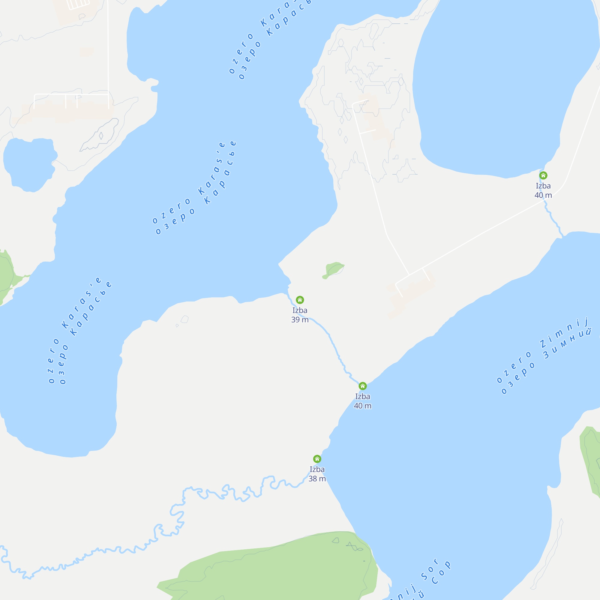 Izba map