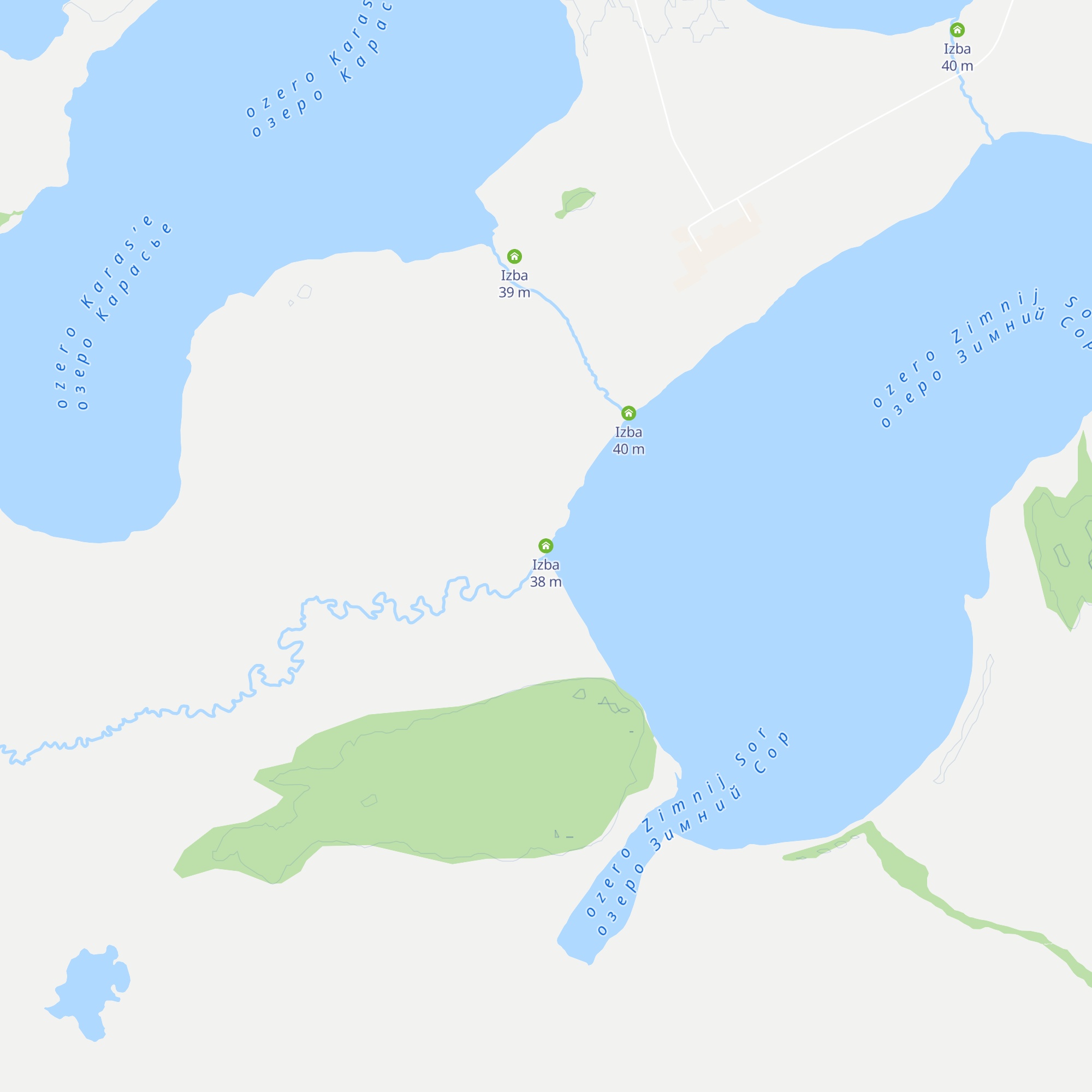 Izba map