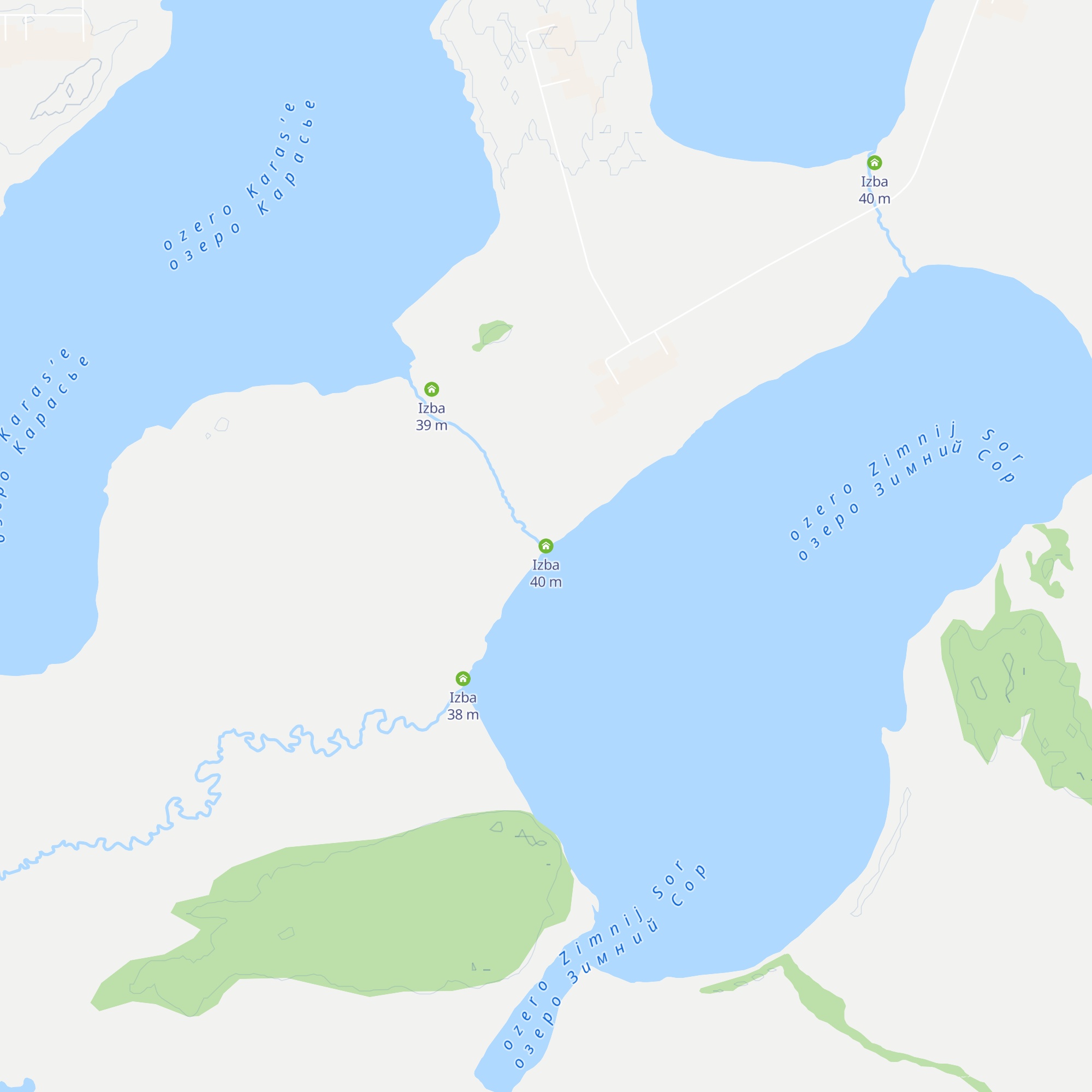 Izba map