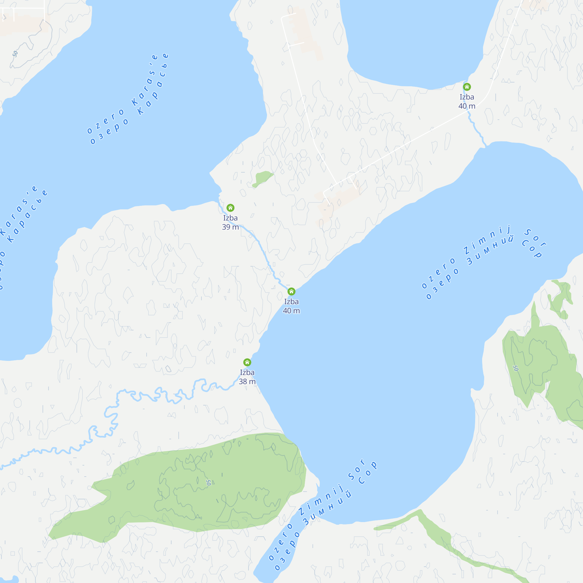 Izba map