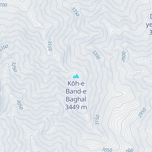 Map of Kōh-e Band-e Baghal