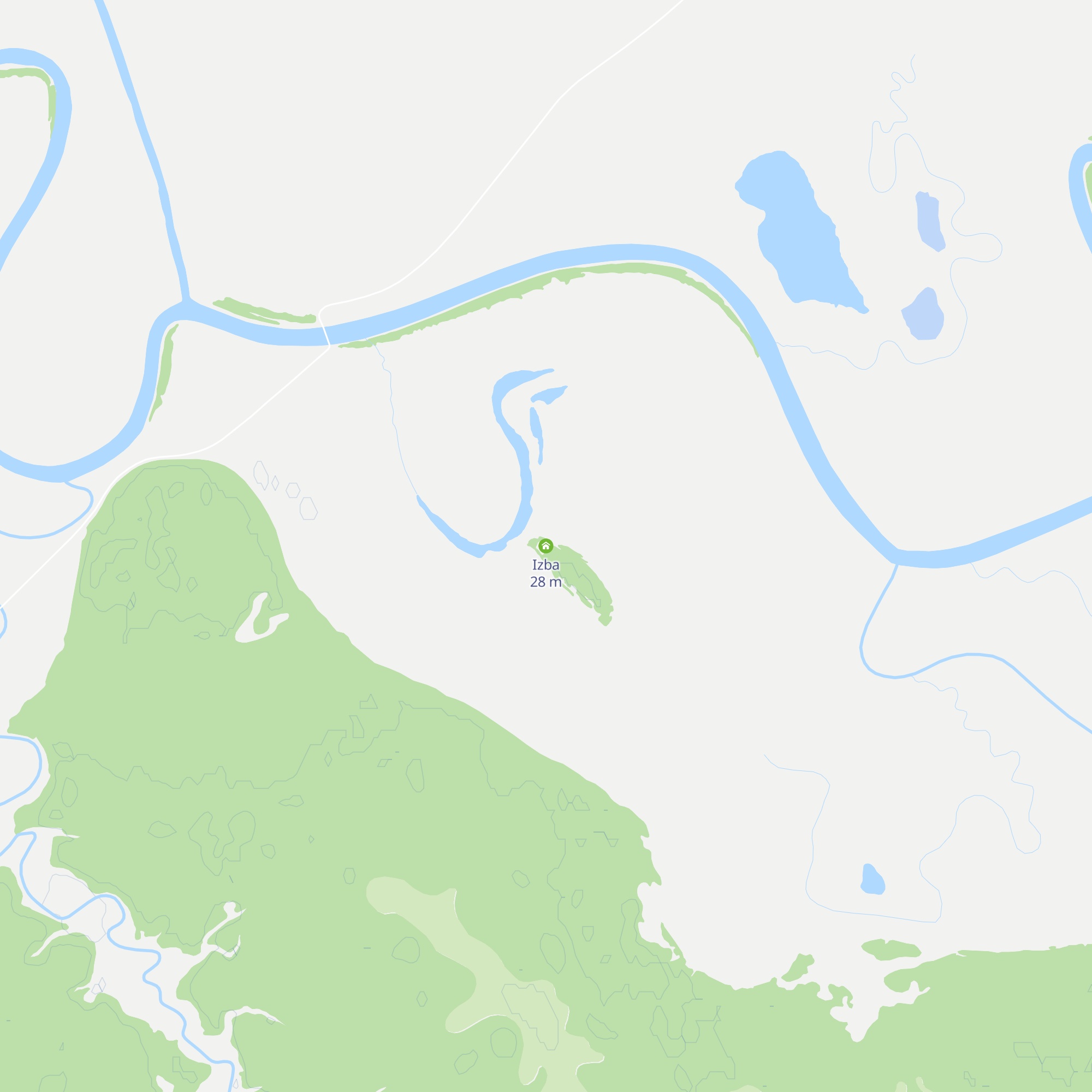 Izba map