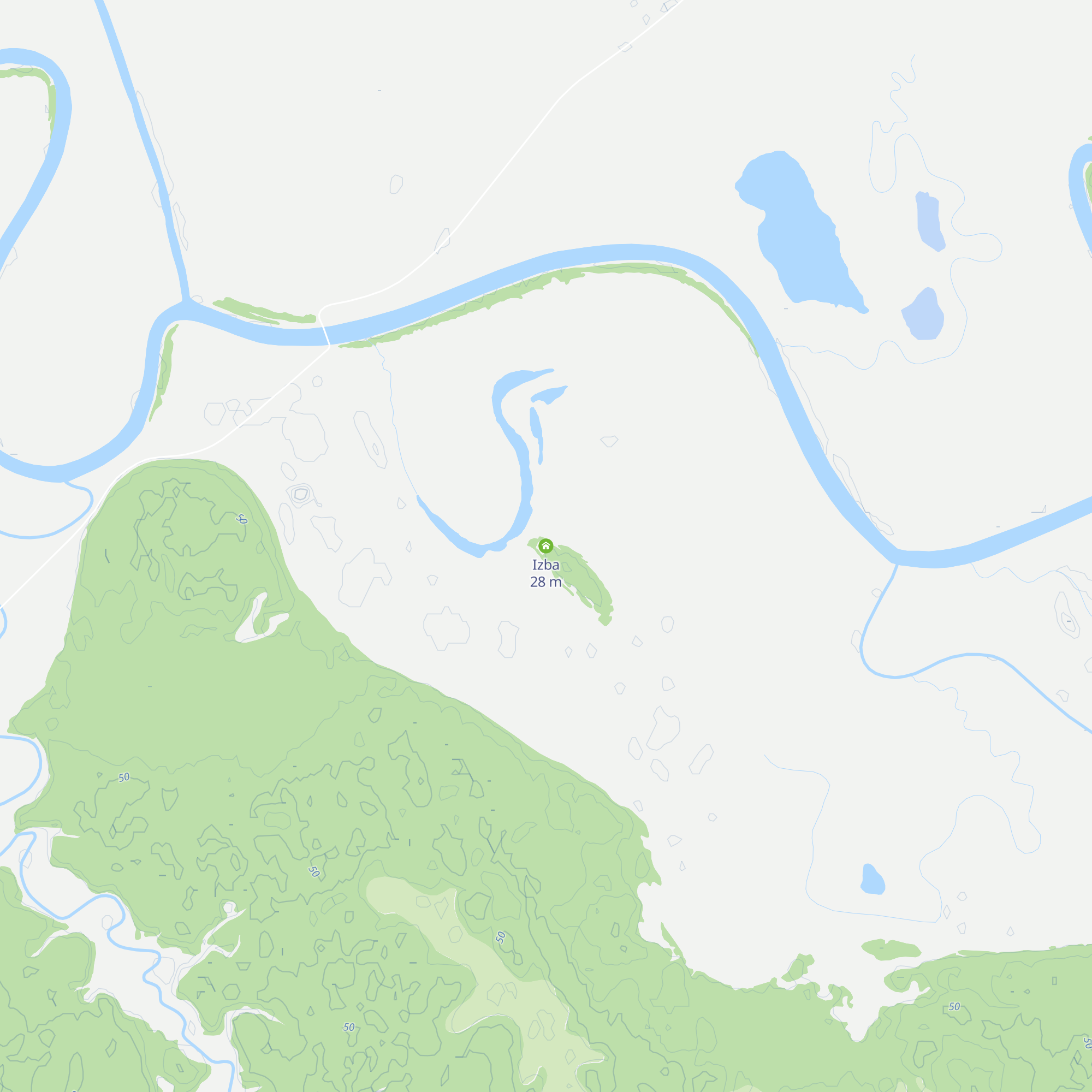 Izba map
