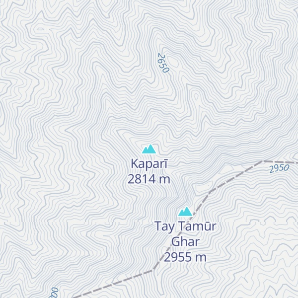 Map of Kaparī