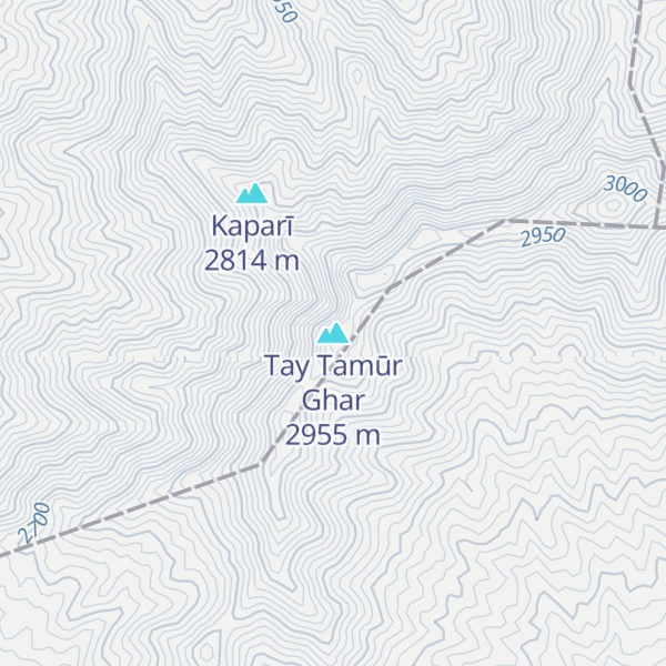 Map of Tay Tamūr Ghar