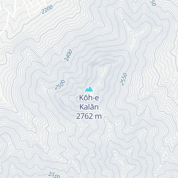 Map of Kōh-e Kalān