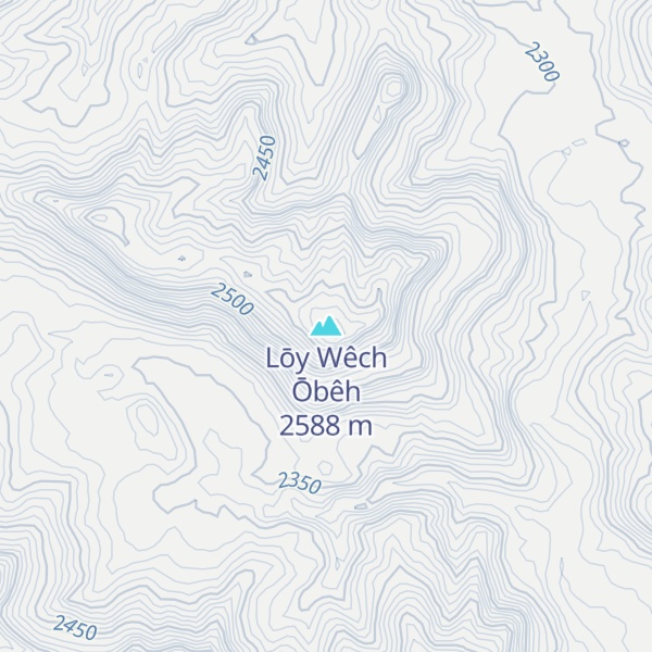Map of Lōy Wêch Ōbêh