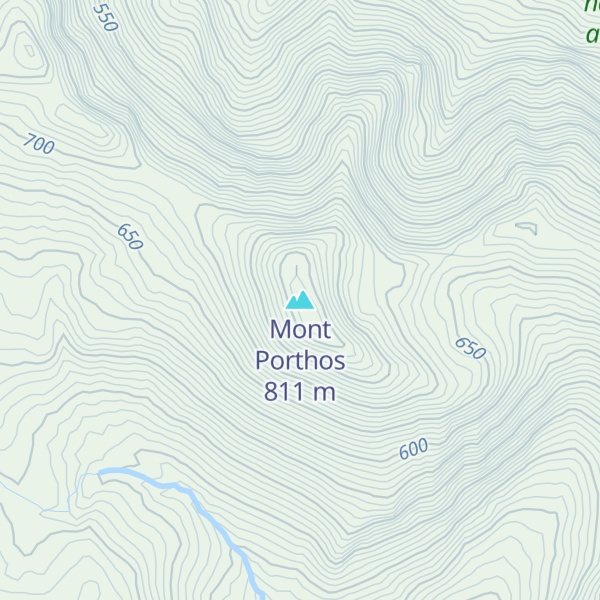 Map of Mont Porthos