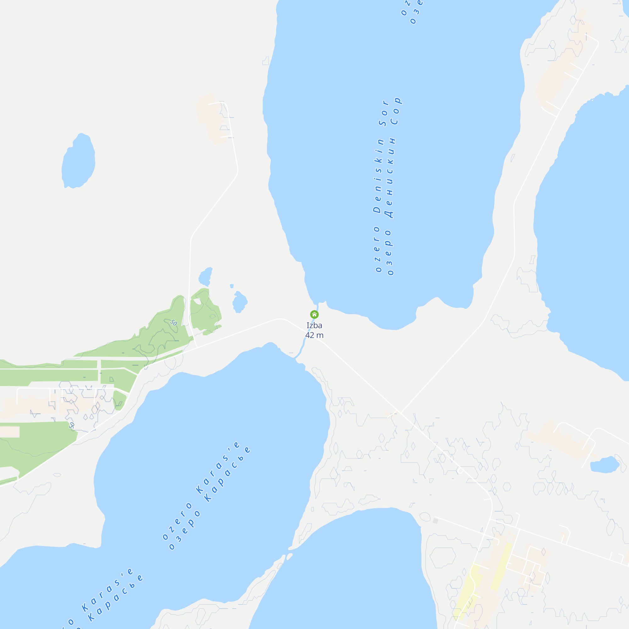 Izba map