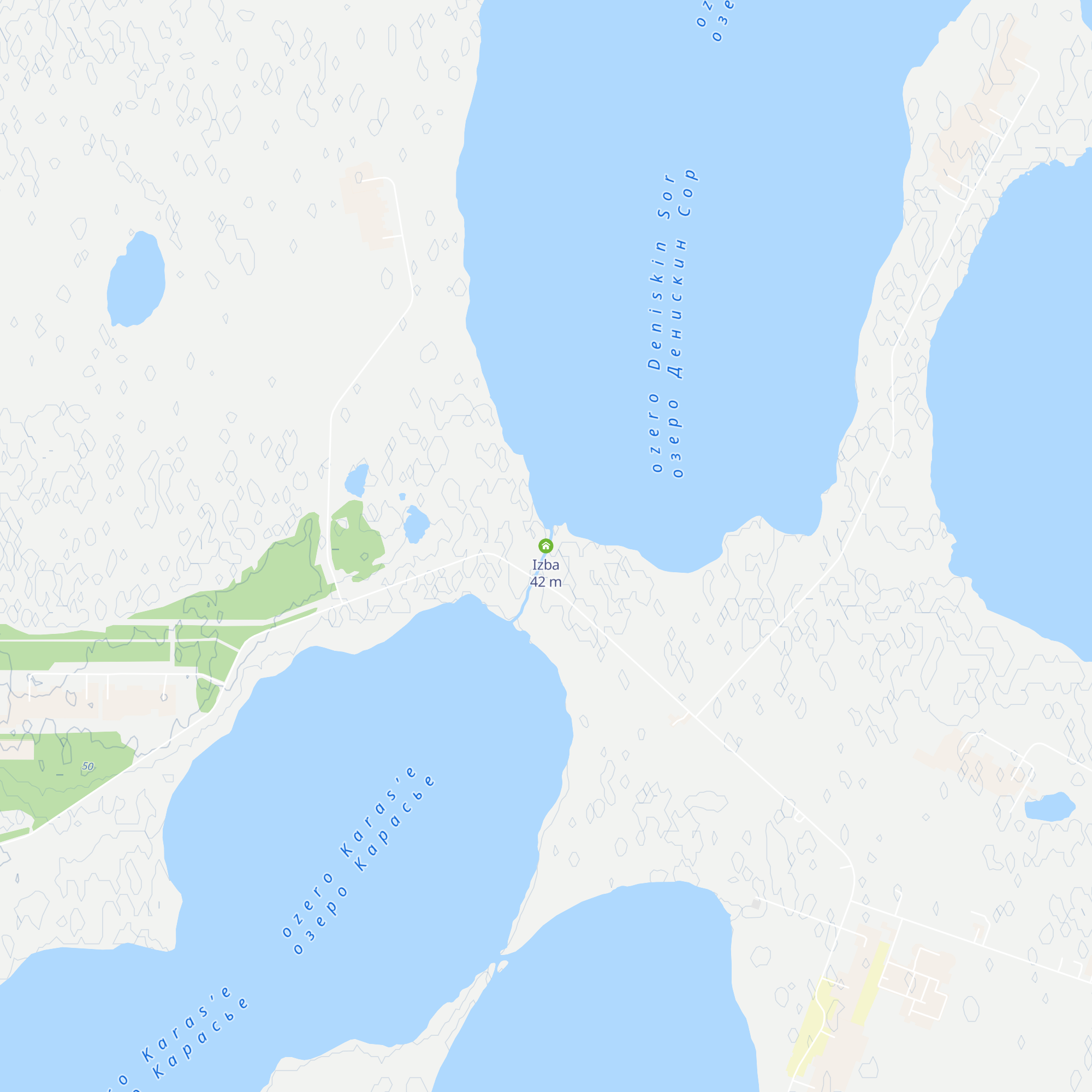 Izba map