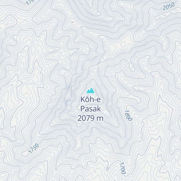 Map of Kōh-e Pasak