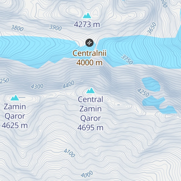 Map of Central Zamin Qaror
