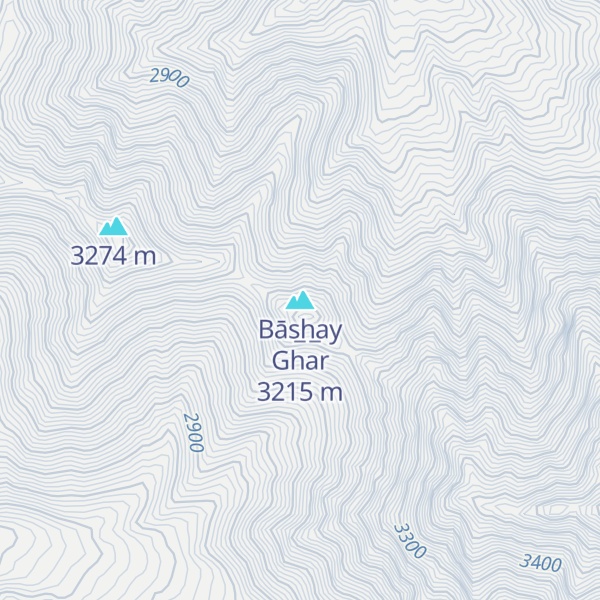 Map of Bās̲h̲ay Ghar