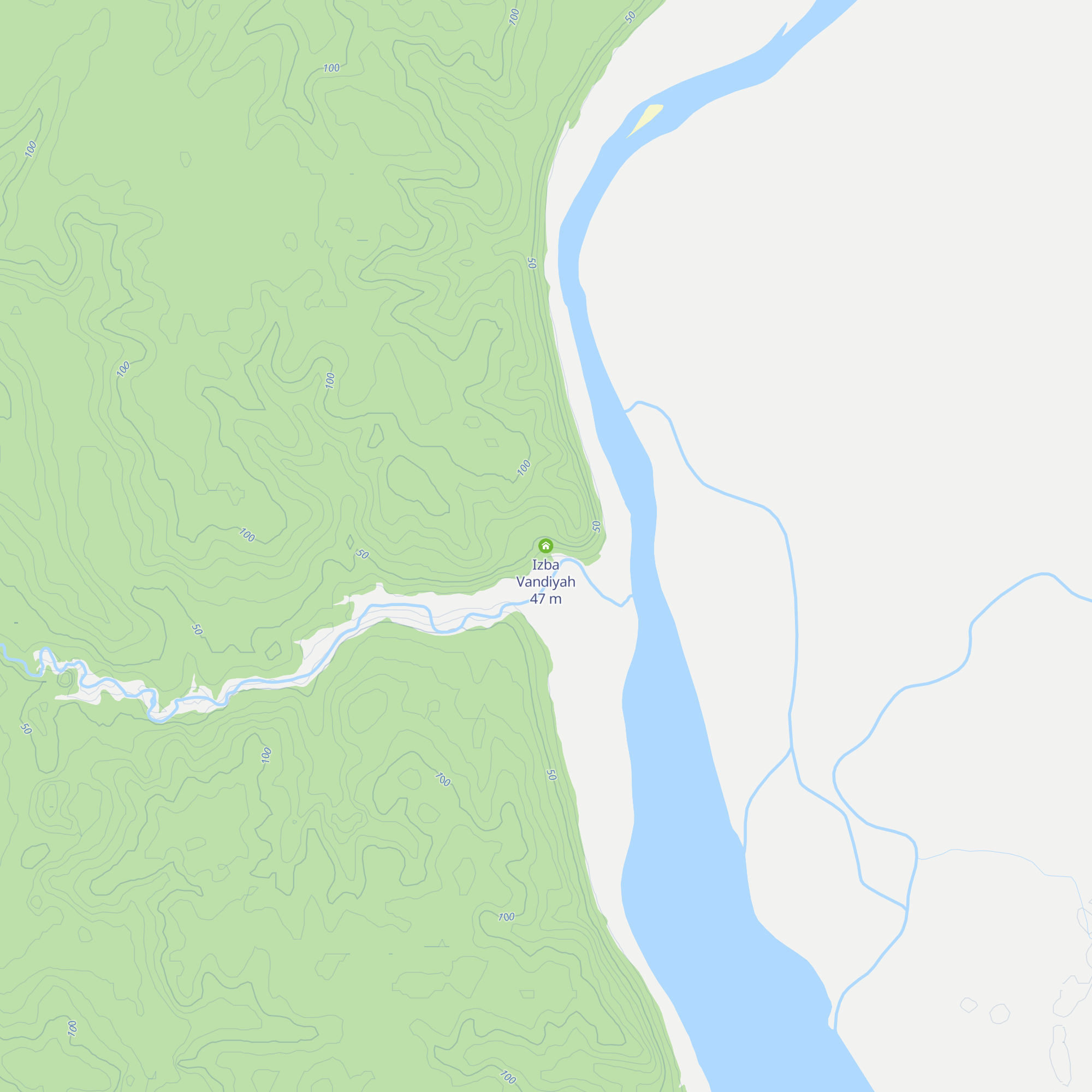 Izba Vandiyah map