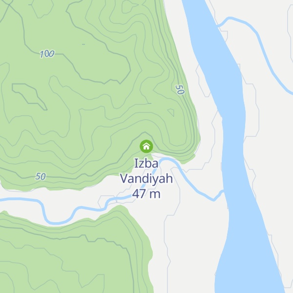 Map of Izba Vandiyah