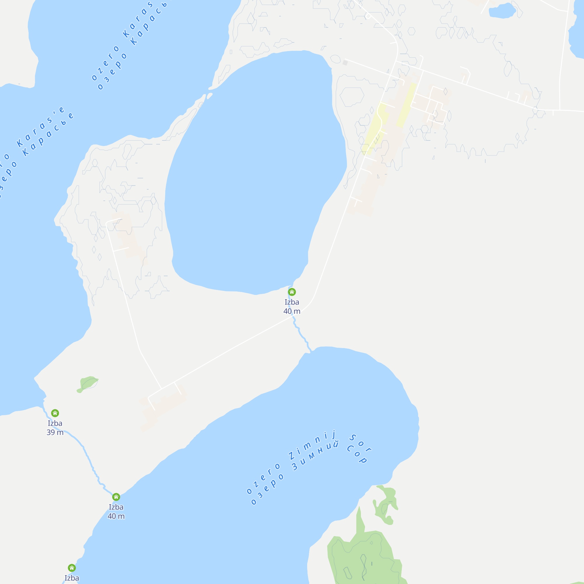 Izba map