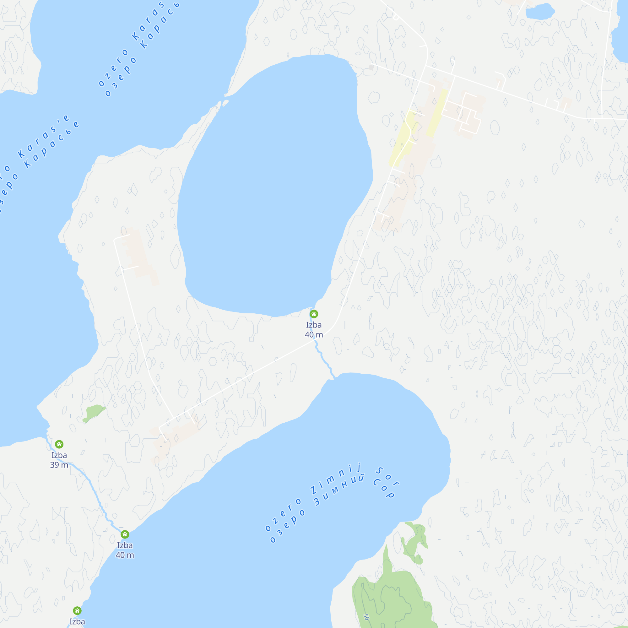 Izba map