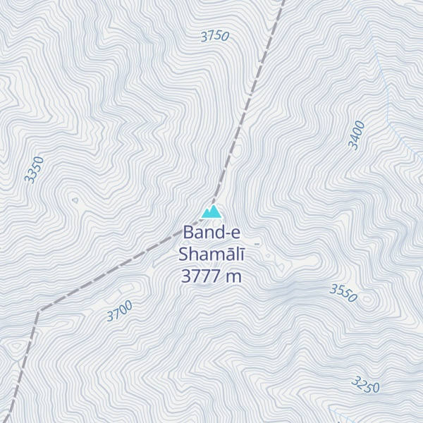 Map of Band-e Shamālī