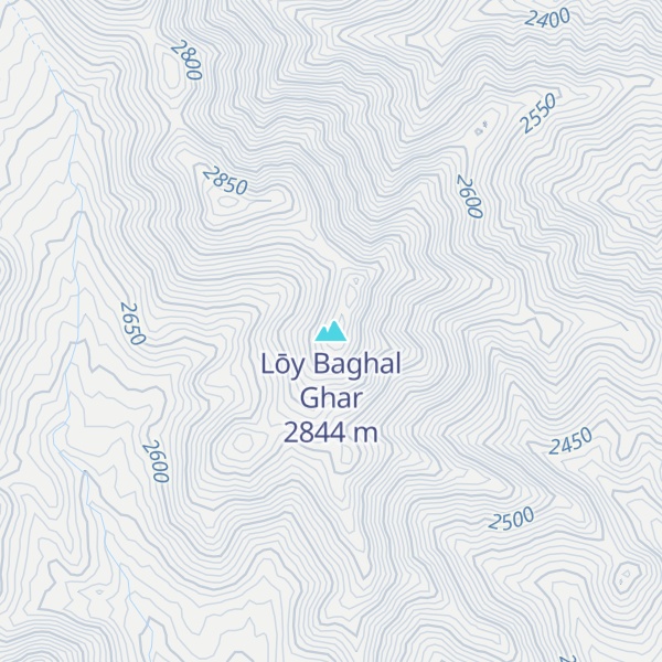 Map of Lōy Baghal Ghar