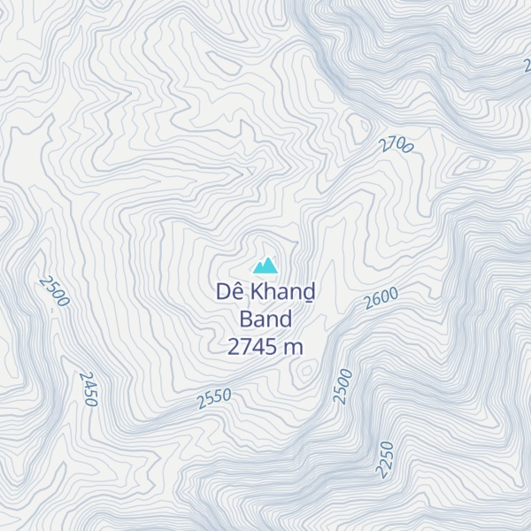 Map of Dê Khanḏ Band